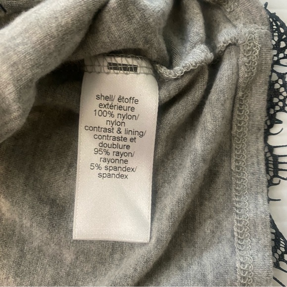 Maurices Lace Overlay Two-Toned Stretch Racerback Tank Top M - Picture 8 of 11